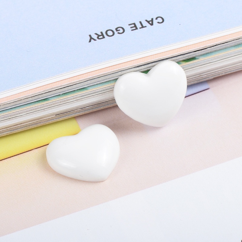 Set 10 Phụ Kiện Trang Trí Tóc Hình Trái Tim Xinh Xắn