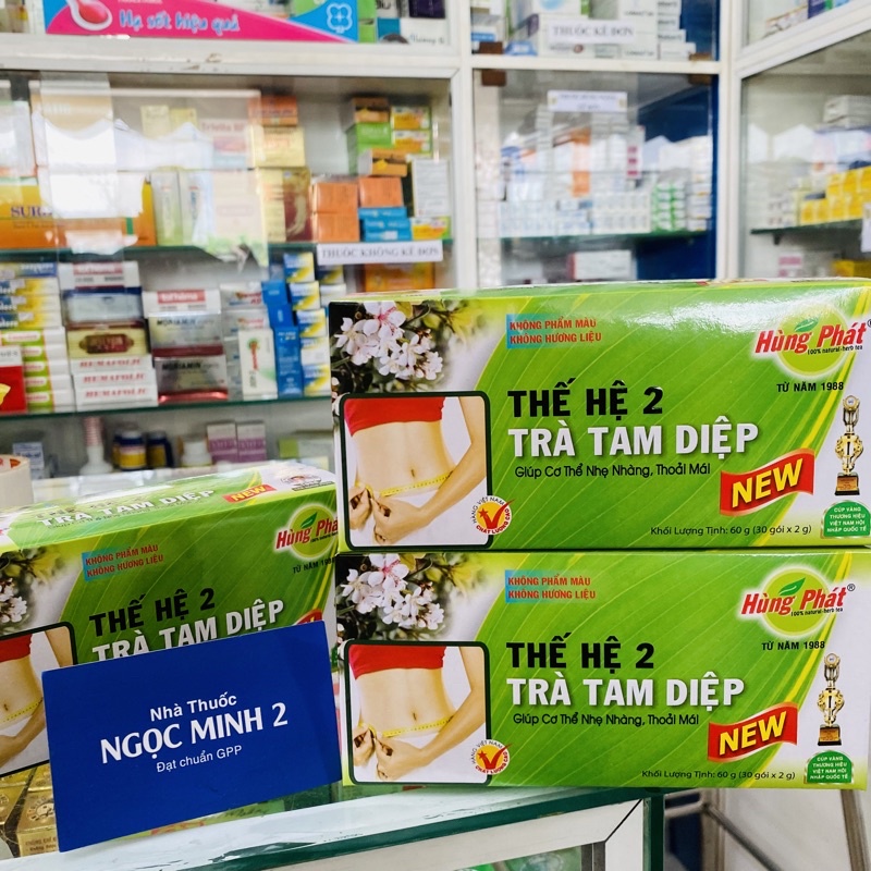 ✅ [Chính Hãng] Trà Tam Diệp Thế Hệ 2 (hộp 30 gói) giúp cơ thể nhẹ nhàng thoải mái , giảm cân tan mỡ