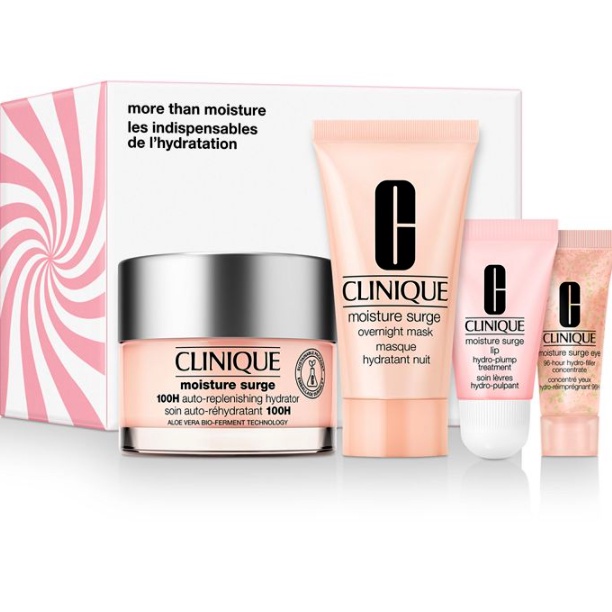 SET CLINIQUE 4-PC MORE THAN MOISTURE MOISTURE SURGE SET