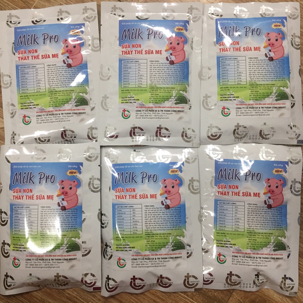 100 g SỮA NON thay thế sữa mẹ cho chó, mèo, lợn, chó,..