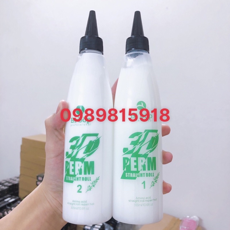 Thuốc uốn xoăn lạnh tại nhà 300mlx2 Trục Uốn Lạnh Size số 5 , Xương Lô Uốn Xoăn Xù Mì, Phồng Chân Tóc Size bé