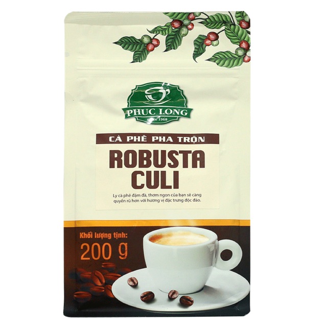 Cà Phê Robusta Phúc Long 200g