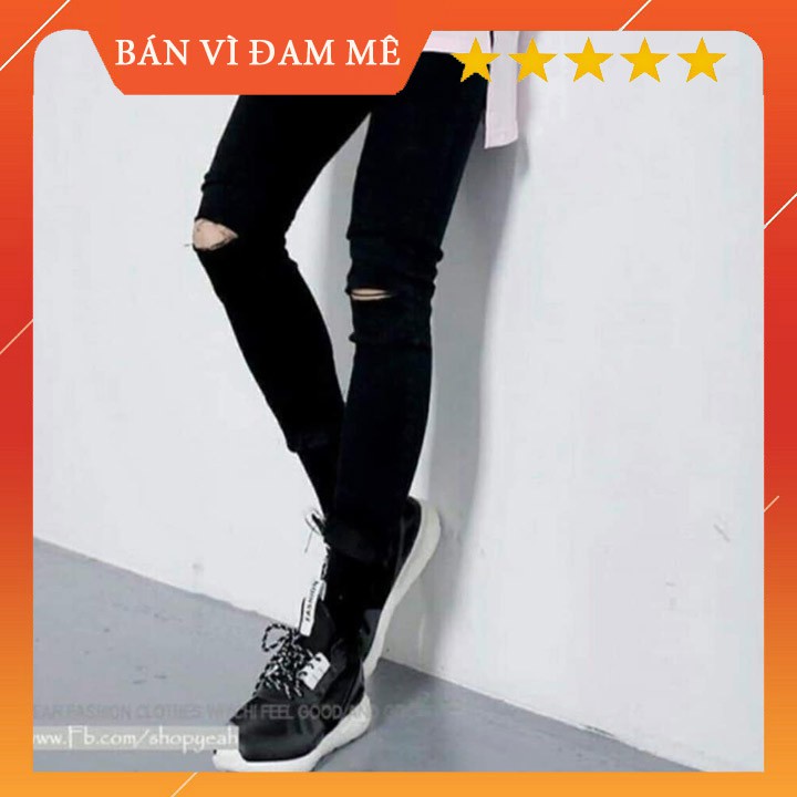 Quần jean dài nam co giãn,rách gối, L002, thời trang cao cấp JL JohnsonLi | WebRaoVat - webraovat.net.vn