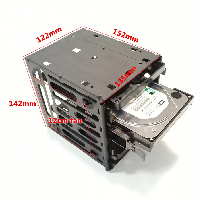 Khay Đựng Ổ Cứng 4 Ngăn 3.5 Inch Chuyên Dụng | BigBuy360 - bigbuy360.vn