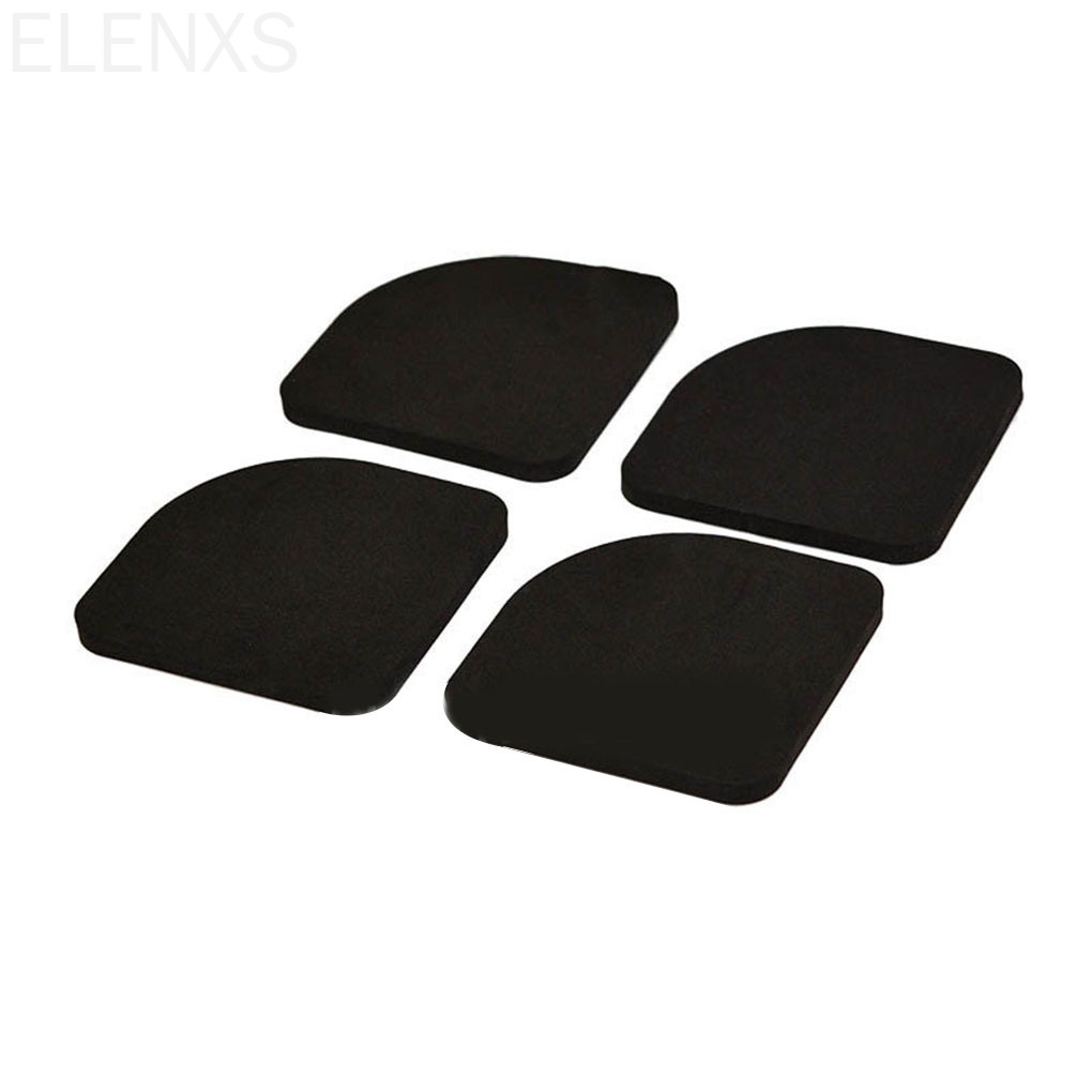 Set 4 Miếng Đệm Eva Màu Đen Đa Năng Chống Sốc Chống Trượt Không Gây Tiếng Ồn Cho Máy Giặt