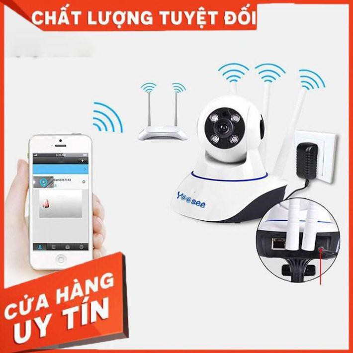 [FreeShip - 1 Day] [sale giá sốc]Camera YooSee HD720 - 3 Anten Siêu nét | Cài đặt Tiếng Việt