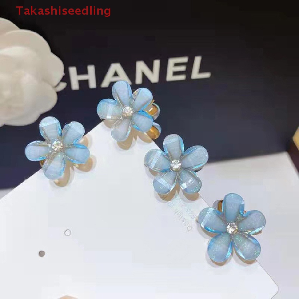Set 4 Kẹp Tóc Hoa Nhỏ Xinh Xắn Thời Trang Cho Nữ
