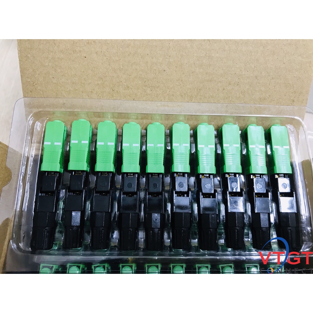 Đầu bấm nhanh fast connector SC/APC