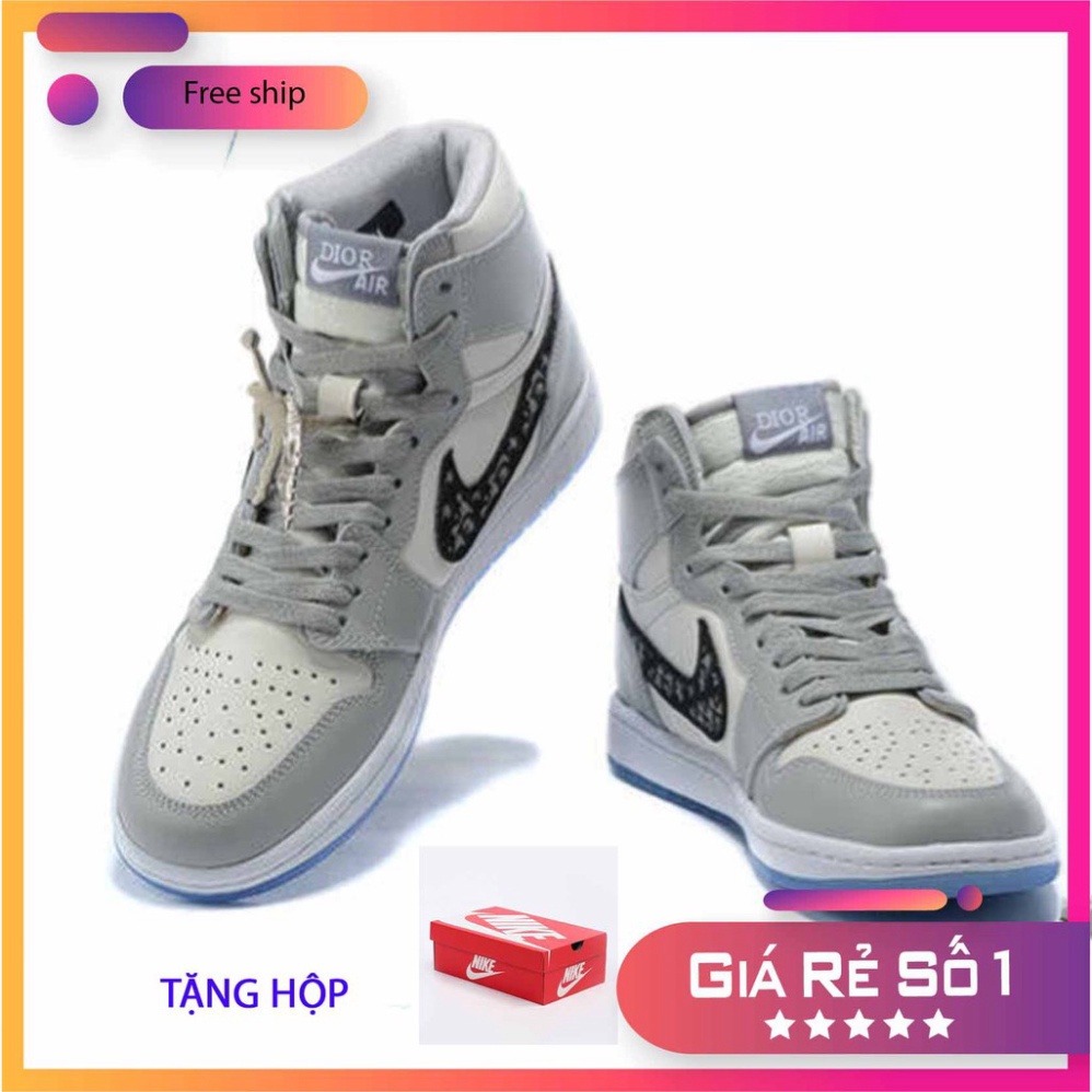 FREE SHIP Giày thể thao nam nữ jordan,cổ cao thời trang full box bill, giày sneaker giá rẻ