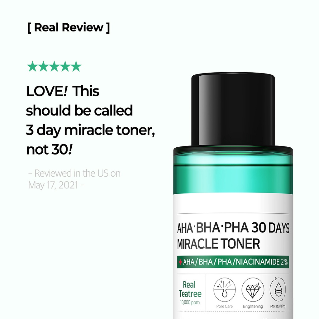 Aha. Bha. Toner Kiềm Dầu Và Hỗ trợ giảm mụn 30 Ngày Cao Cấp 150ml