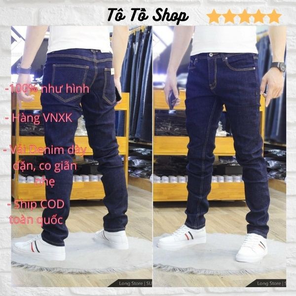 Quần Jean Nam Mẫu Mới ❤️FREESHIP❤️ Quần Bò Nam Chất Liệu Denim Cao Cấp Thời Trang Chuẩn Hàng Shop Tô Tồ Shop - QJNTT40