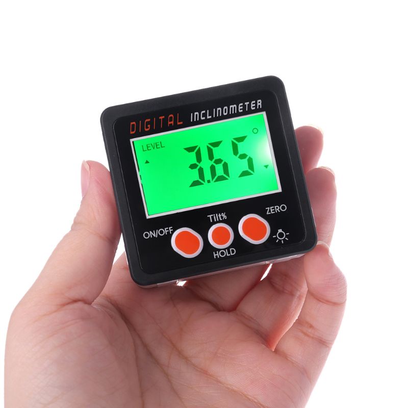 Aoto Máy Đo Độ Nghiêng Điện Tử Kỹ Thuật Số Bằng Hợp Kim Nhôm Cho Hộp Vỏ Hộp