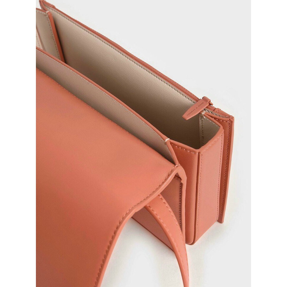 Túi CHARLES & KEITH Textured Panelled Shoulder Bag
