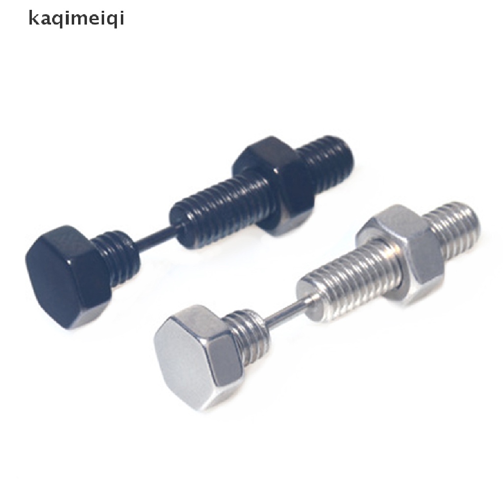 [KAQ] 1PC Punk Nail Screw Ear Stud Earrings Unisex Helix Ear Piercings Jewelry Gift GJL