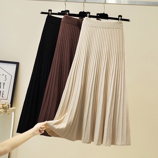 Chân váy len xếp ly cao cấp