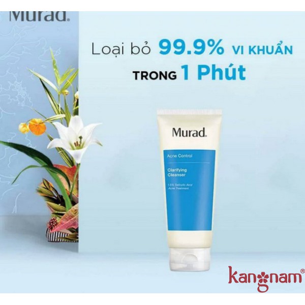 Sữa Rửa Mặt Cho Da Mụn Murad 200ml TẶNG NGAY Sét Bộ Kit Ngừa Mụn Murad