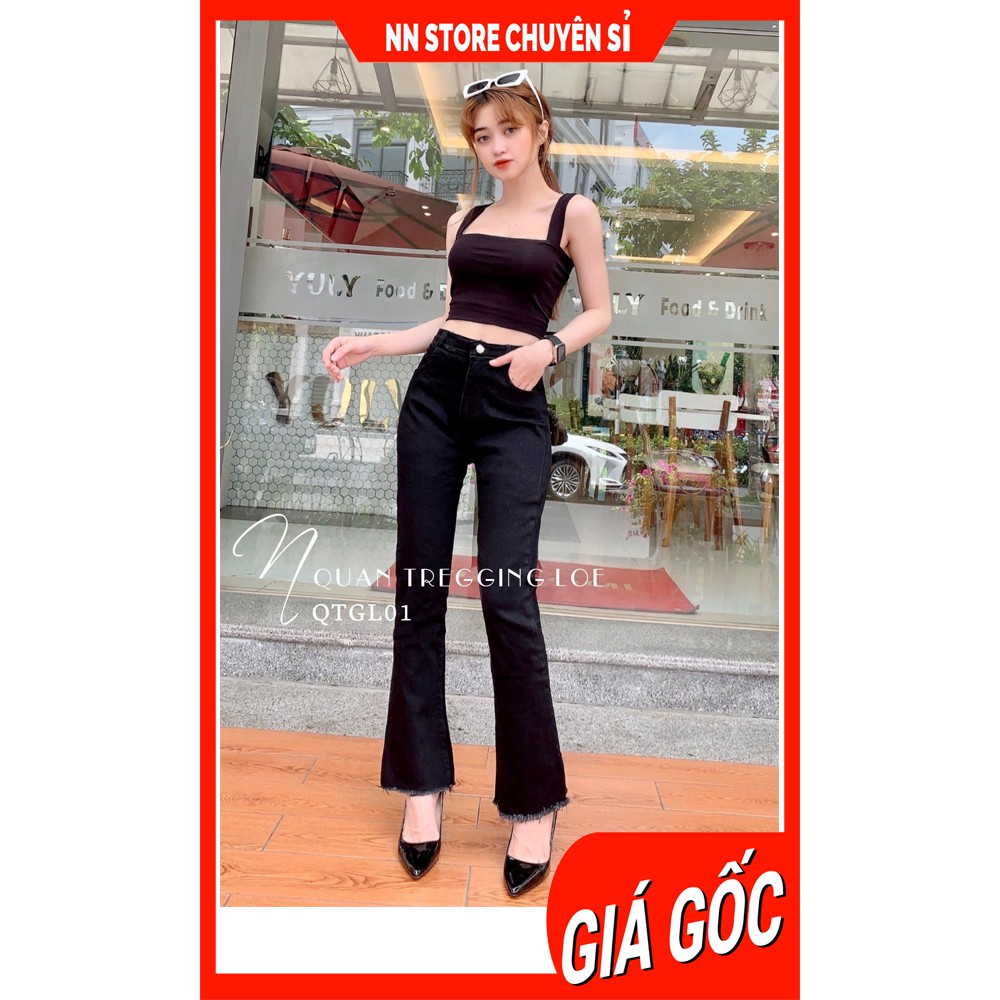QUẦN KAKI LOE - TREGGING LOE CHẤT KAKI CỰC XINH QTGL ⚡ ẢNH THẬT⚡