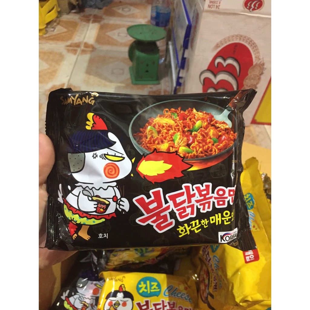 Mì khô gà cay vị phô mai Samyang Hàn Quốc 140g