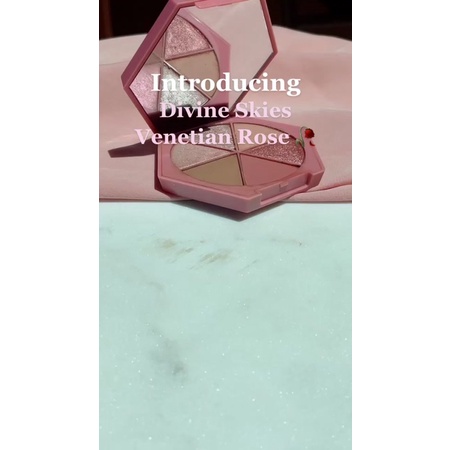 Bảng mắt tông hồng khói Venetian Rose EM Cosmetics 6 màu