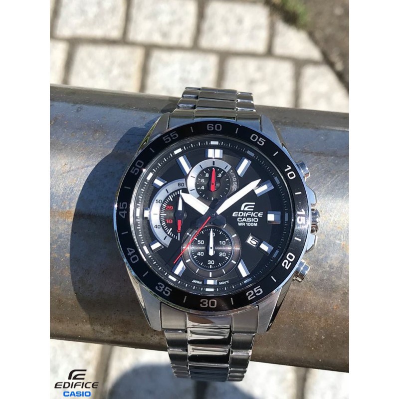Đồng hồ nam EDIFICE chính hãng Casio Anh Khuê EFV-550D-1AVUDF