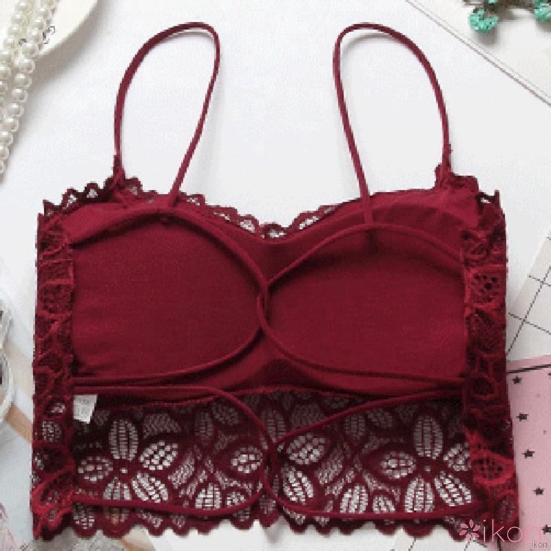 Áo ngực nữ có mút đệm chéo dây lưng thời trang