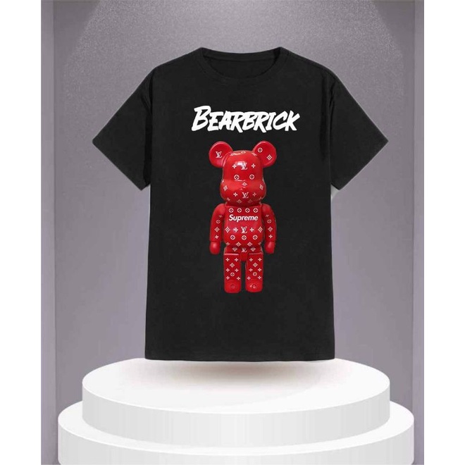Áo Thun Gấu BEARBRICK Supreme Lv Unisex Bigsize Nam Nữ Cotton 100% ❤️❤️❤️