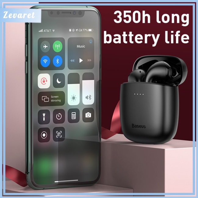 Tai Nghe Bluetooth 5.0 Không Dây Zevaret Baseus W04 Tws Có Hộp Sạc
