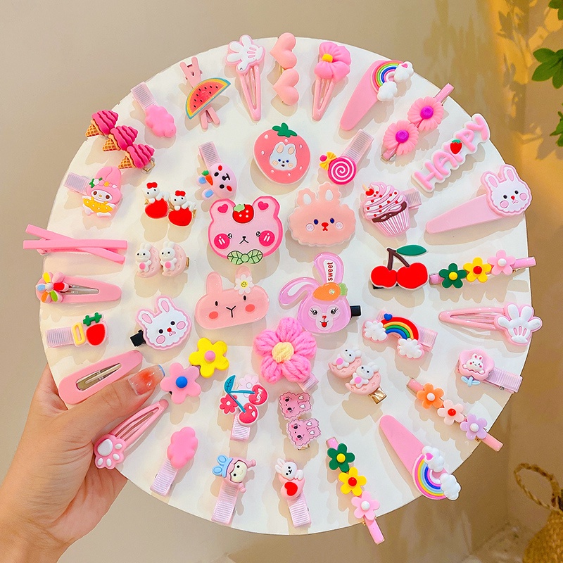 Set 14 Kẹp Tóc Hình Mèo Dễ Thương Cho Bé Gái