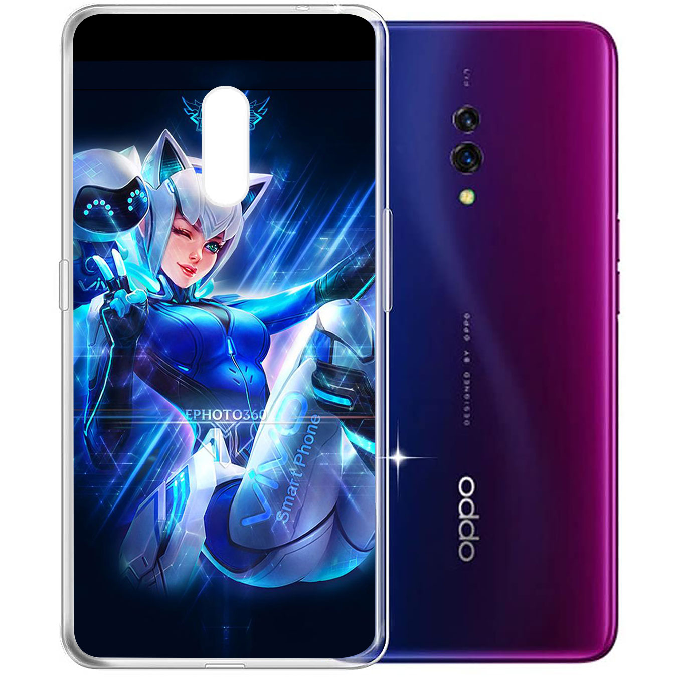 Ốp Điện Thoại Silicon Mềm Hình Máy Chơi Game Cho Oppo A12 A12e A1k A37 Neo 9 A39 A57 A32 A52 A53 A72 A92 A8 A31 A59 F1s A93 E577