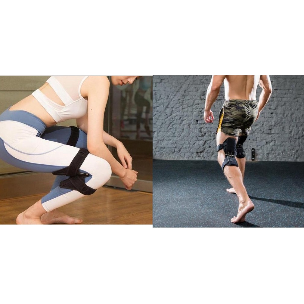 Bộ 2 Băng Đeo Trợ Lực Khớp Gối Có Lò Xo Giúp Hỗ Trợ Và Bảo Vệ Khớp Gối Rất Tốt Cho Tình Trạng Chấn Thương