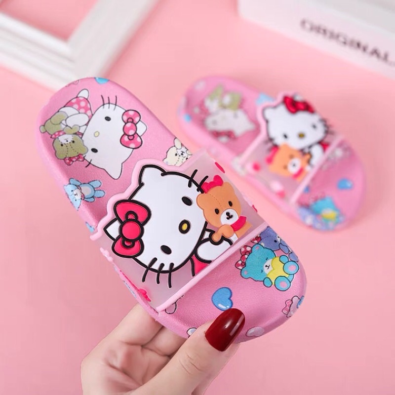 Dép mèo Kitty cho bé gái 4 đến 8 tuổi