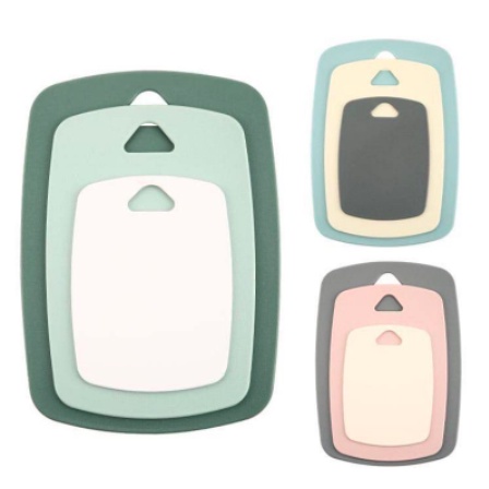 Combo set 3 Thớt Nhựa Kháng Khuẩn Nhiều màu, Hàng Loại 1, Đẹp Chất Lượng Cao