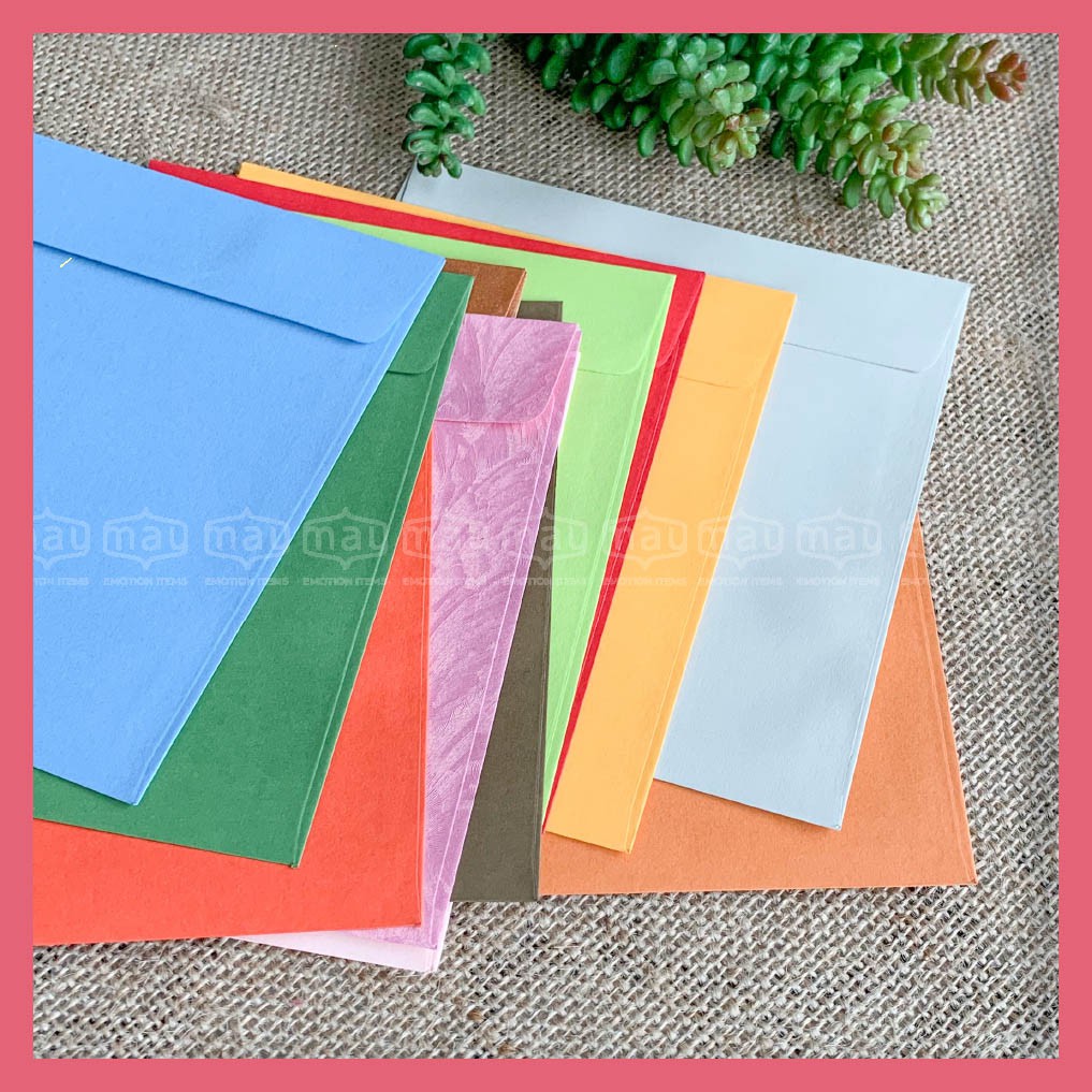 Phong bì 16*16cm giấy mỹ thuật Zentino Italia (set 10c) bao thư, bao thiệp