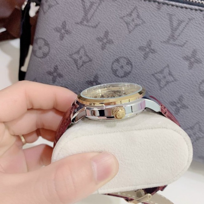 Đồng hồ dây da Rolex cơ - fullbox ảnh thật 100% - bảo hành 12 tháng