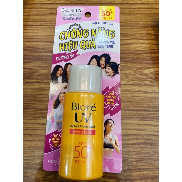 Kem chống nắng Bioré UV Perfect protect milk spf 50+/pa+++