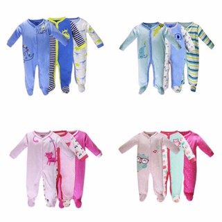 Set 3 bộ Body liền tất Baby Gear xuất Mỹ