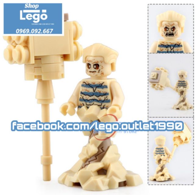 Xếp hình Người cát Sand-Man Spider-Man homecoming Marvel Lego Minifigures Xinh xh1125