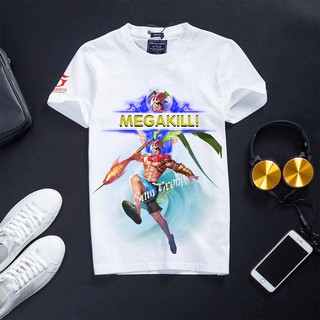 Áo liên quân mobile cotton màu trắng lữ bố bãi biển