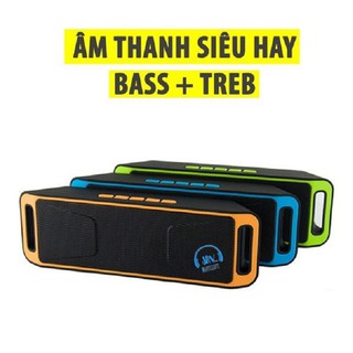 [Mã ELHACE giảm 4% đơn 300K] Loa Bluetooth Hàng Nhật Nội Địa Siêu Bass Sc208 Không Dây Âm Thanh Siêu Trầm