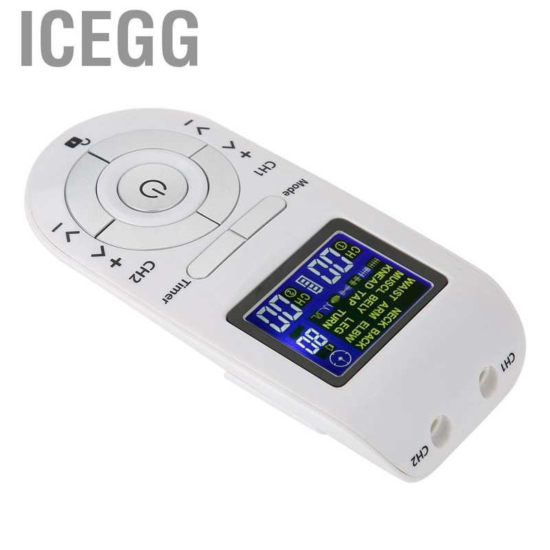 Icegg Tens Machine Digital Therapy Full Body Massager Pain Relief Acupuncture Back