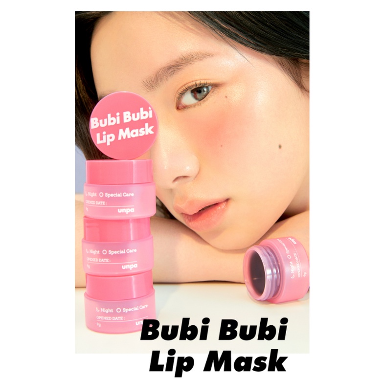 Mặt Nạ Ngủ Môi UNPA  BUBI BUBI Lip Mask 9g