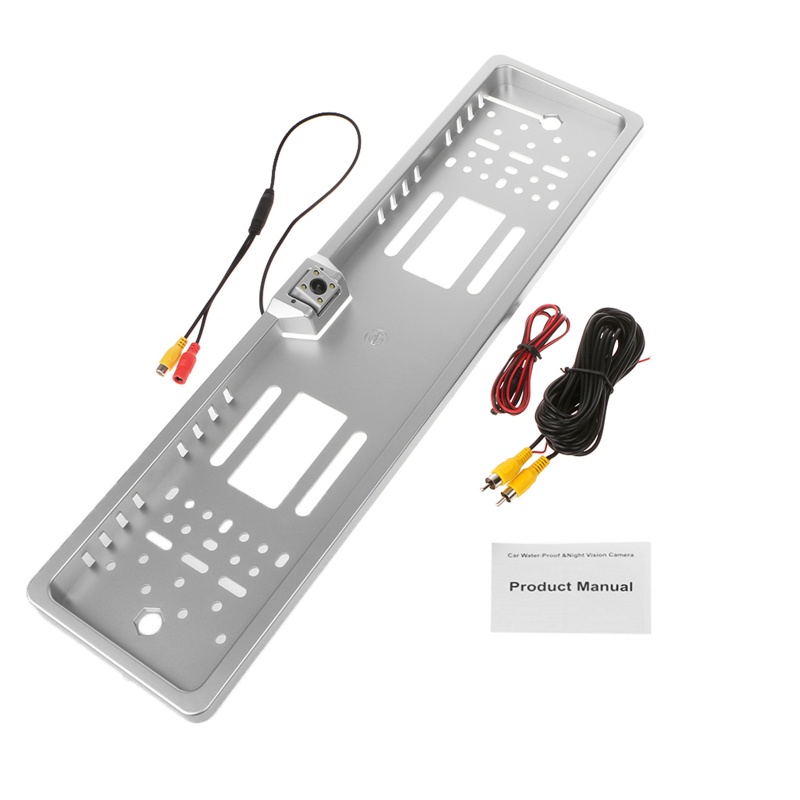 Khung Gắn Biển Số Xe Hơi Phía Sau Xe Hơi Kiểu Châu Âu Chống Thấm Nước Có Tầm Nhìn Ban Đêm