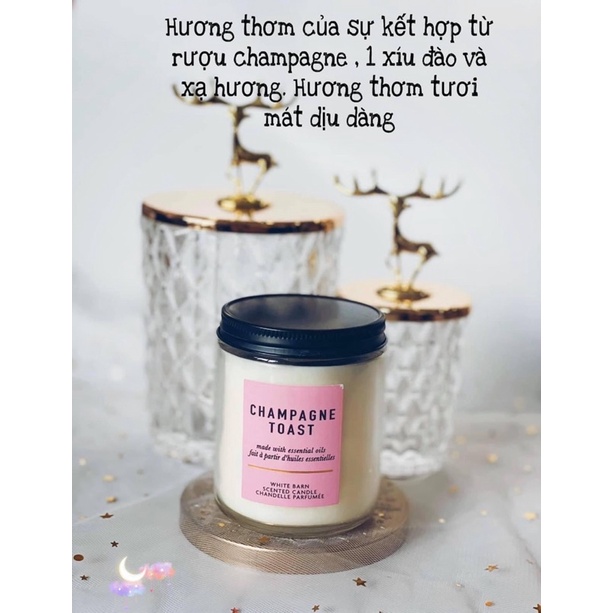 Nến Thơm Bath and Bodyworks mùi Champagne Toast