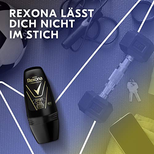 Lăn Khử Mùi Nam Lăn Nách REXONA Cho Nam Giới Giữ Khô Thoáng Suốt 48h Hàng Đức 50ml