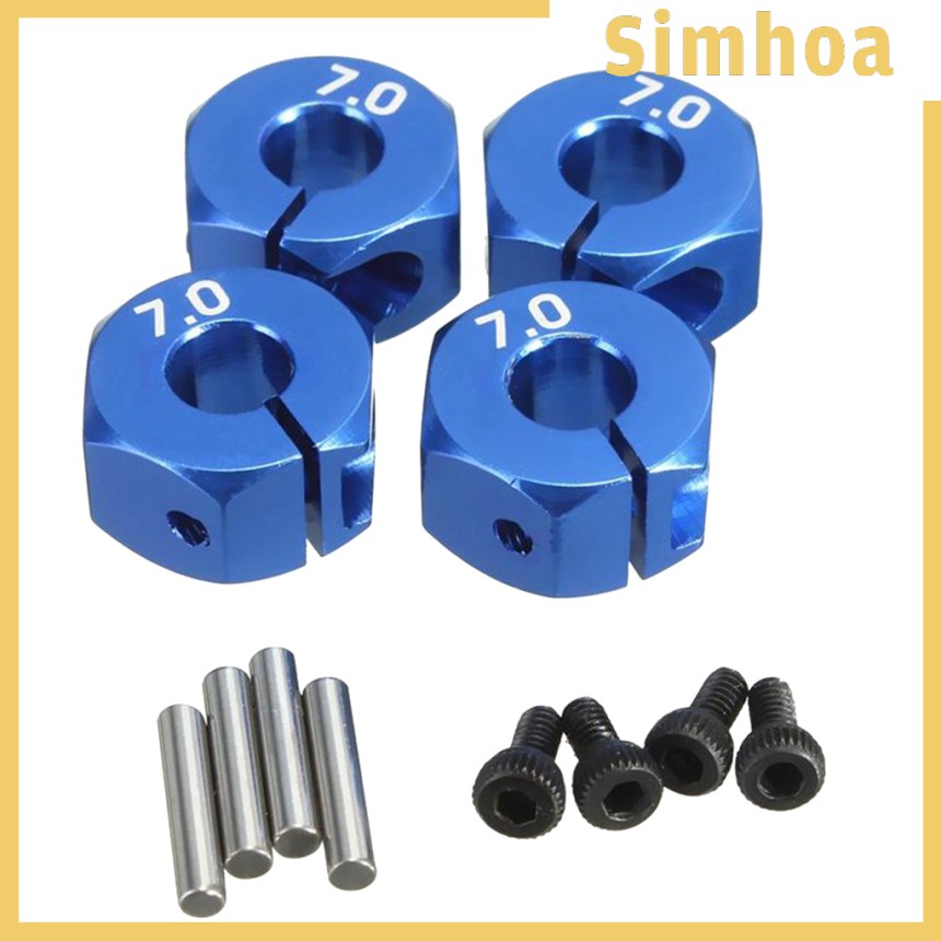 RC Bộ 4 Trục Bánh Xe Ô Tô Đồ Chơi Tỉ Lệ 1: 10 Hsp 12mm