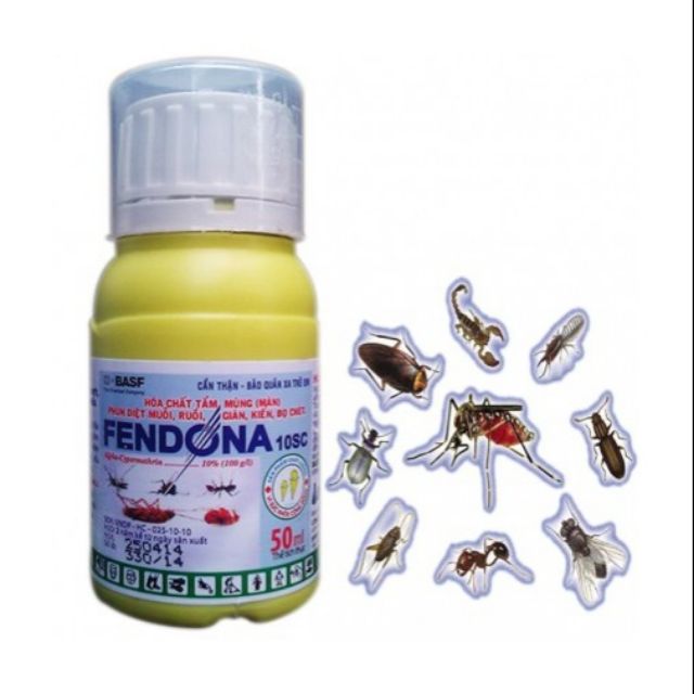 Thuốc diệt côn trùng muỗi Fendona chai 50ml ( chai 50ml)