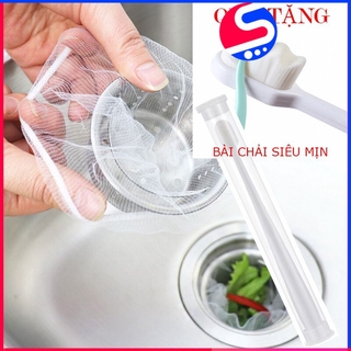 (TẶNG BÀN CHẢI SIÊU MỊN) COMBO 10 BỊCH TÚI LỌC RÁC BỒN RỬA CHÉN (1 BỊCH 100 TÚI LỌC RÁC)