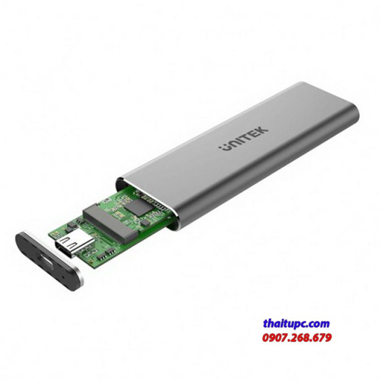 Hộp đựng ổ cứng SSD TYPE-C -> M.2 PCIE/NVME UNITEK S 1201 A