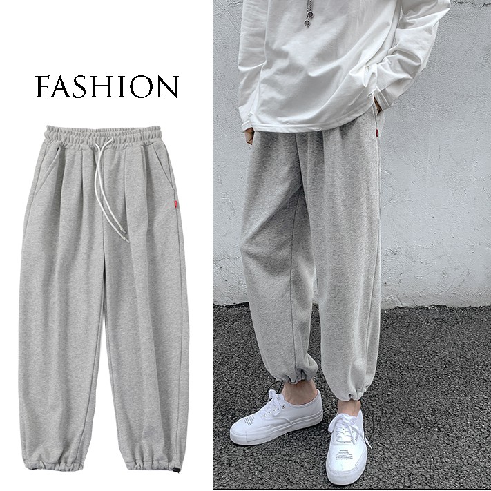 Quần Thể Thao Nam Nữ Mặc 2 Kiểu Ống Suông Culottes Và Jogger Bo Gấu Lưng Thun ZENKODLMEN JOGGER NAM 9000064C