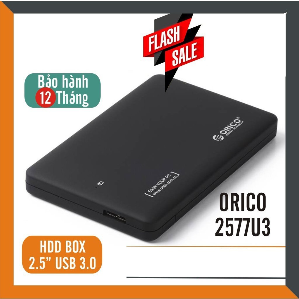 Hộp đựng ổ cứng HDD , Ssd 2.5 Inch Orico 2577U3 Sata 3.0